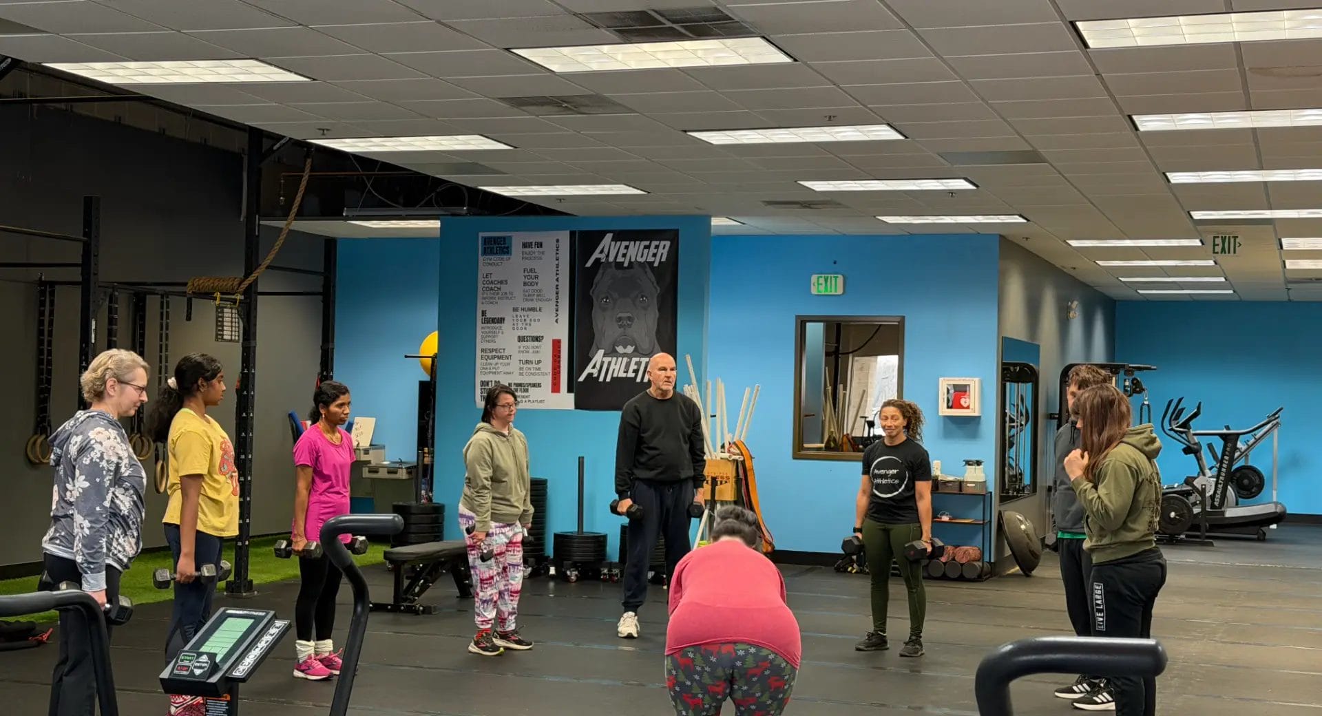 Avenger Athletics group fitness class training