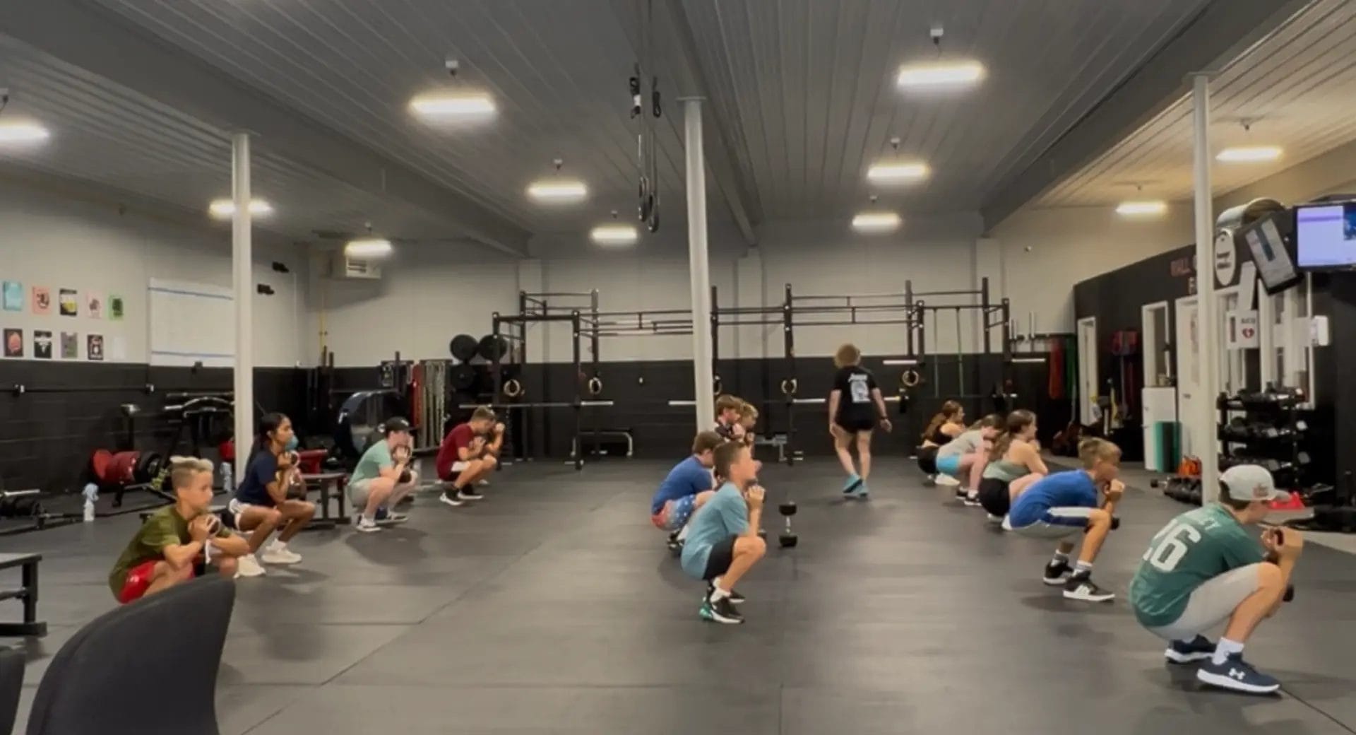 Avenger Athletics youth strength training class